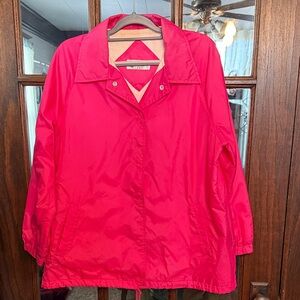 Current Seen Hot Pink Windbreaker Jacket‎ size 22w